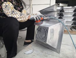 carcasa de reflector de aluminio