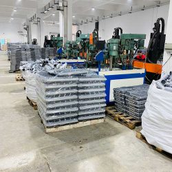 carcasa lixeira de aluminio