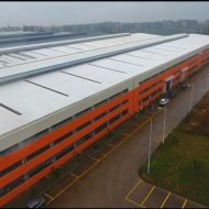 exterior da fábrica